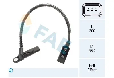 Sensor, posición arbol de levas FAE 79381 Ordena Ya